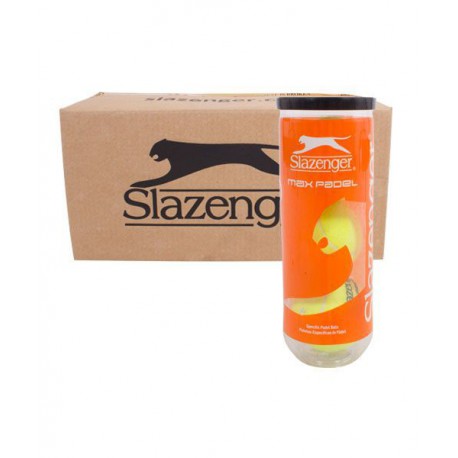 CAJON DE 24 BOTES DE 3 PELOTAS SLAZENGER MAX PADEL