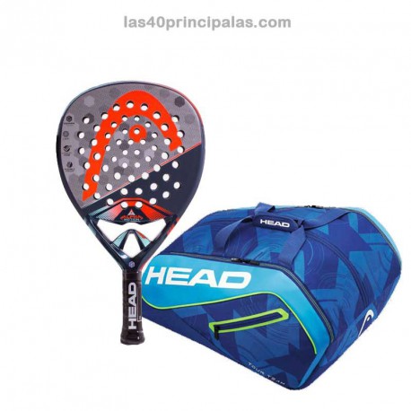 Pack head Graphene Touch Alpha Motion 2017 + Paletero Head Tour Team Blue