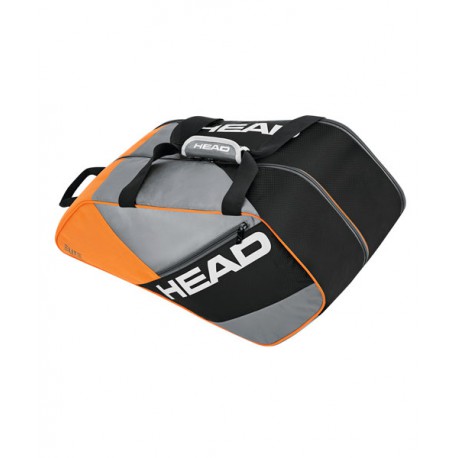 Paletero Head Elite Padel Supercombi Naranja/Gris